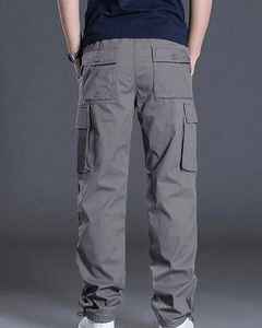 Pantalones Cargo Casuales para Hombre de Marca Propia, 100% Algodón, Corte Recto, Cierre de Botones, Transpirables, de Secado Rápido, con Bolsillos Laterales, Ligeros - Product Image 6