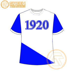 Venta al por mayor personalizada Zeta Phi Beta mujeres camiseta hermandad ropa algodón camisetas más finas mujeres fraternidad prendas - Product Image 1