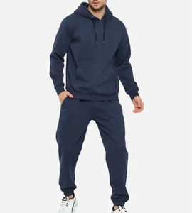 Ensemble de jogging en coton et polyester pour hommes, service OEM, survêtement de jogging élégant à fermeture éclair pour sports d'hiver, survêtement de jogging pour hommes - Product Image 5