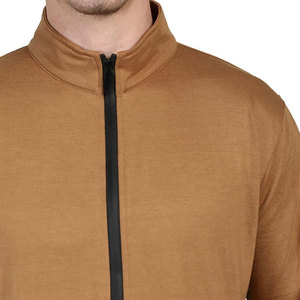Conjunto Deportivo Informal para Hombre, Talla Grande, Transpirable, Ligero, 100% Algodón, Manga Larga, Color Negro Sólido, Último Diseño de Invierno, en Oferta - Product Image 5