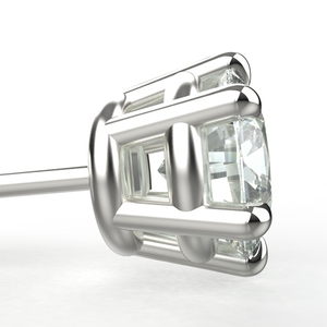 Avarta 92.5 Sterling <b>Silver</b> 0.80 Carat Solitaire <b>Stud</b> Earrings Unisex Fine Jewellery for Girls and Women 0.80 Carat Each - Product Image 4