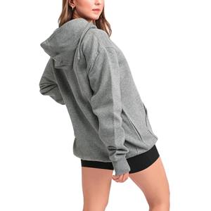 Sudadera con Capucha Extra Grande de Felpa de Algodón Grueso de Alta Calidad para Gimnasio y Deportes, Sudadera Holgada para Mujer con Diseño Personalizado - Product Image 3