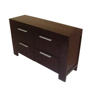 Armoire de salon en teck massif, commode en bois, table de chevet moderne pour ensembles de meubles de chambre minimalistes - Product Image 5