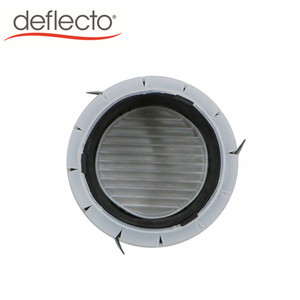 <span class=keywords><strong>Grille</strong></span> d'aération ronde 3 ''/4''/5 ''en plastique antirouille 150MM/200MM Installation murale <span class=keywords><strong>Grille</strong></span> d'aération en plastique HVAC - Product Image 3