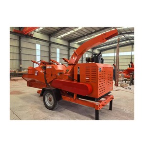 GmbH Capacity 28HP Gasoline Engine VOL-6145 Mobile Diesel Engine Wood <b>Chipper</b> <b>Shredder</b> 8t/h Mobile Machine Garden Forestry - Product Image 4