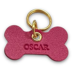 Pet Store Accessories Custom Leather Pet Cat ID <b>Tag</b> Leather <b>Dog</b> <b>Name</b> <b>Tag</b> - Product Image 4