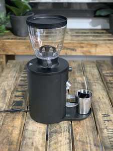 Black Electric Coffee <b>Grinder</b> 60 mm Burr <b>Grinder</b> Stainless Steel Housing <b>Plastic</b> Body Adjustable Grind Output - Product Image 6
