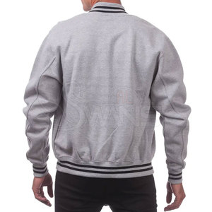 แจ็กเก็ตกันลมทรงเลตเตอร์แมนสไตล์ไฮสตรีทสวมใส่สบายผ้าแคนวาสสำหรับฤดูหนาว - Product Image 2