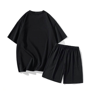 Short d'été décontracté pour homme, survêtement en tissu de coton doux, léger, en maille respirante pour homme - Product Image 2