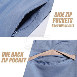 Pantalones cortos para correr con contraste de Color a precio barato fabricados en Pakistán, pantalones cortos cómodos de alta calidad para hombres - Product Image 3