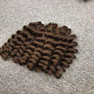 VQ Hair's Meilleure Qualité 100% Remy Extensions de Cheveux Humains Bouncy Curly Natural Wave Raw Virgin Vietnamese Weft Double Trame Machine - Product Image 4