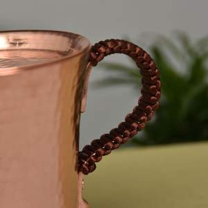 <b>Copper</b> <b>Cup</b> with Handle Ideal for Daily Use Holiday Gatherings - Product Image 5