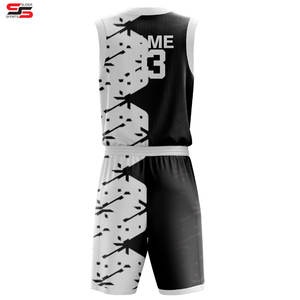 Conjunto de Uniforme de Baloncesto Personalizado de Talla Grande, Estilo Profesional, Jersey y Pantalones Cortos con Estampado por Transferencia de Calor, Anti-UV, Transpirable y de Secado Rápido - Product Image 2