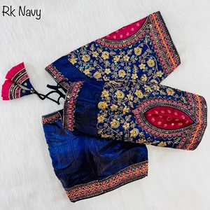 ส่งออกอินเดียที่มีคุณภาพทองแดง Zari ทอง Codding หนักเย็บปักถักร้อยเสื้อทำงานสำหรับงานแต่งงานพิเศษจากซัพพลายเออร์อินเดีย - Product Image 6