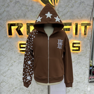 Sweat à capuche à fermeture éclair de qualité supérieure, très demandé, imprimé numériquement, 100% coton, sweat à capuche pour homme d'hiver, prix bas, fabrication en usine - Product Image 1