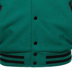 Men's Jackets Plus Size Men's Varsity Baseball Breathable Customized Real Leather Wool Jacket CollegeBaseballjacket for men - Product Image 3