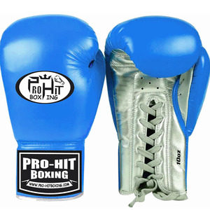 Ropa de entrenamiento Guantes de boxeo para hombre más vendidos con cordones Impermeable Color sólido Soporte de muñeca de cuero para ropa de entrenamiento - Product Image 1