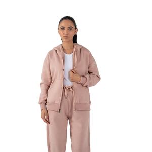 Commandez maintenant un sweat à capuche pour femme avec fermeture éclair intégrale, doublure en polaire confortable, capuche réglable, haut pour femme, vêtement décontracté confortable, sweat à capuche avec fermeture éclair - Product Image 5