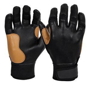 Gants de frappe de baseball sur mesure de haute qualité Gants de frappe confortables respirants et durables en cuir de vachette d'origine - Product Image 1
