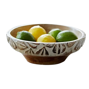 Cuenco de madera para mesa de forma redondeada, cuenco para servir ensalada de madera Natural, cuenco para masa para uso en la cocina del hogar - Product Image 5