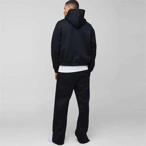 Top Premium Quality Oversized Men Pullover Sudadera con capucha y pantalones de chándal Set Gym Winter Chándales para hombres - Product Image 5