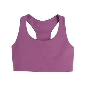 Meilleure vente fabrication professionnelle conception unique pour les femmes soutien-gorge de sport sans couture soutien moyen vêtements de fitness matériel personnalisé