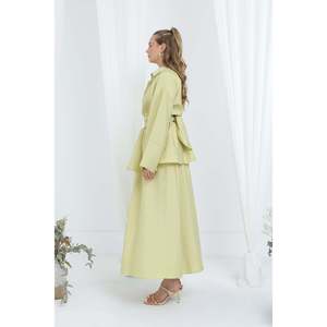 Ensemble jupe courte minimaliste ceinturée Luna pour femme pour le printemps/été - 20682TKS - Product Image 3