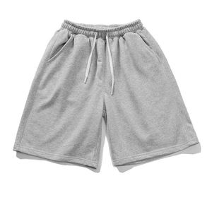 Envío DDP, pantalones de cinco cuartos para hombre, pantalones cortos deportivos transpirables en Color sólido, ropa informal suelta de talla grande para SummerDDP, envío - Product Image 5