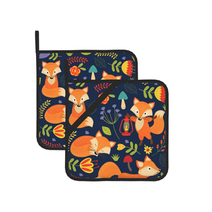Exportateur indien 100% Coton Impression Personnalisée Sublimation Cuisine Porte-Marmite avec Logo Personnalisé - Product Image 5