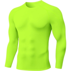Best Quality <b>Rash</b> <b>Guard</b> <b>Men</b> Long Sleeve Compression Fit Quick Dry Training Top Gym MMA OEM Factory 2025 - Product Image 1