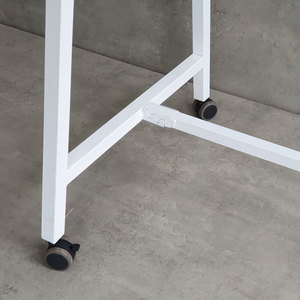 Pieds de table minimalistes en acier FOS 120x60cm, revêtement poudré CFOS0091 - Product Image 6