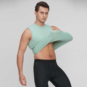 Débardeur de sport sans manches à compression pour homme, léger, amincissant, à séchage rapide, pour sport de plein air, grande taille - Product Image 6