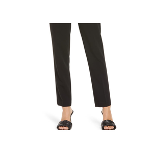 Pantaloni a sigaretta da donna Halogen(R) neri, taglia 16, a vita alta, traspiranti e antipiega, ideali per l'ufficio in autunno - Product Image 3