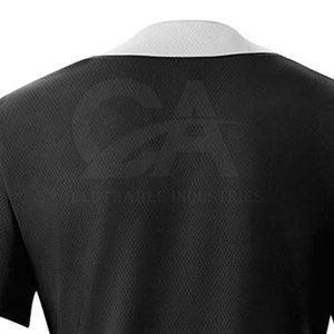 Jersey de botón personalizado de alta calidad Jersey de botón transpirable de secado rápido en Jersey de tamaño adulto personalizado - Product Image 6