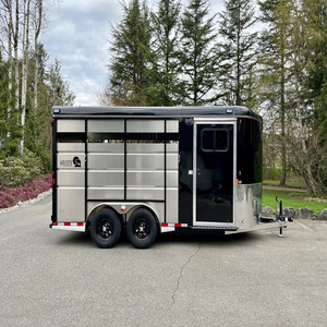 รถพ่วงม้าคุณภาพสูงขายดีที่สุด ขนาด 17 ฟุต รับน้ำหนักได้ 6440 ปอนด์ X 6"6" X 7" - Product Image 1