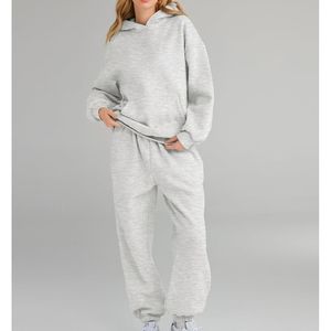 Survêtement femme à la mode pour les voyages et les loisirs survêtement deux pièces à la mode pour femme pull et survêtement ensemble décontracté - Product Image 3