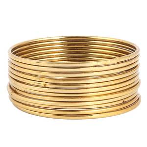 Bracelets pour filles Chase Value, 12 pièces, diamètre doré de 2,5 pouces, bijoux artificiels - Product Image 3