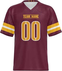 Nouveaux designs de la saison Maillots de football américain Maillots des Bears Vente en gros Respirant Mode personnalisée - Product Image 1