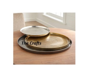 Plato de aluminio para servir comida, juego de tres platos para servir en hoteles domésticos de la mejor calidad a precios asequibles - Product Image 6