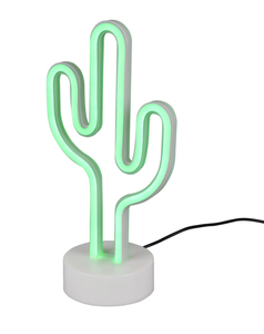 Lampada effetto neon a forma di cactus (Trio Lighting R55220101) - Product Image 1