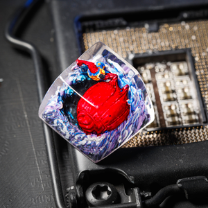 Teclas Artesanales Bosque Místico, Teclas Artesanales Personalizadas, Teclas Anime Lindas, Teclas Verdes, Juego de Teclas, Teclas de Madera - Product Image 3