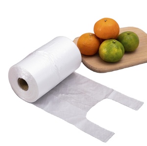 Sacs T-shirt sur rouleau emballage pour légume fruit sac en plastique de qualité alimentaire fabriqué au Vietnam fournisseur ODM prix raisonnable - Product Image 4