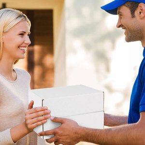Ensemble de boîtes postales ondulées blanches pour le courrier des petites entreprises, les cadeaux et l'emballage-Boîtes d'expédition en carton robustes - Product Image 6