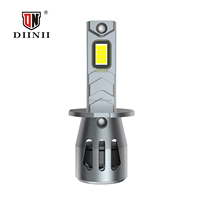 Ampoule de phare de voiture DIINIII L4-H3 6000K avec système de refroidissement, lampe LED, ajustement universel, branchement direct, plug & play