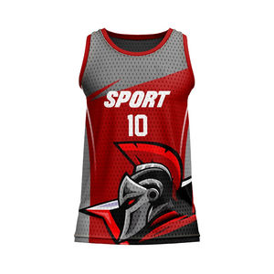 Vêtement de sport pour hommes, uniforme de basket-ball d'été, fabrication en usine, vente directe, séchage rapide, respirant, 100% polyester - Product Image 3
