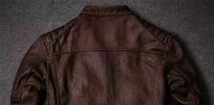 Veste d'hiver en toile marron pour homme, respirante, écologique, style streetwear, effet vieilli, café racer pour homme - Product Image 4