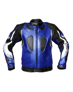 Blouson en cuir pour homme, style motard, respirant, qualité supérieure, couleur personnalisable, fermeture éclair, faible MOQ - Product Image 3