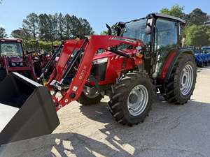 Potente Tractor Agrícola Massey Ferguson 4710 Diésel 4x4, Equipo Agrícola de Uso Pesado con Cargador Frontal, Máquina Comercial - Product Image 6