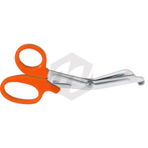 Tijeras de vendaje universales hechas a medida, mango de plástico naranja de 5,12 ", venta al por mayor, tijeras Lister de acero inoxidable, instrumentos médicos - Product Image 5