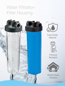 Carcasa de filtro de agua de ósmosis inversa manual 20x4,5 plástico para uso doméstico - Product Image 2